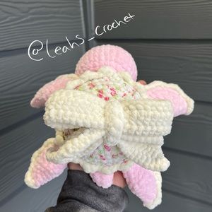 Handmade crochet turtle